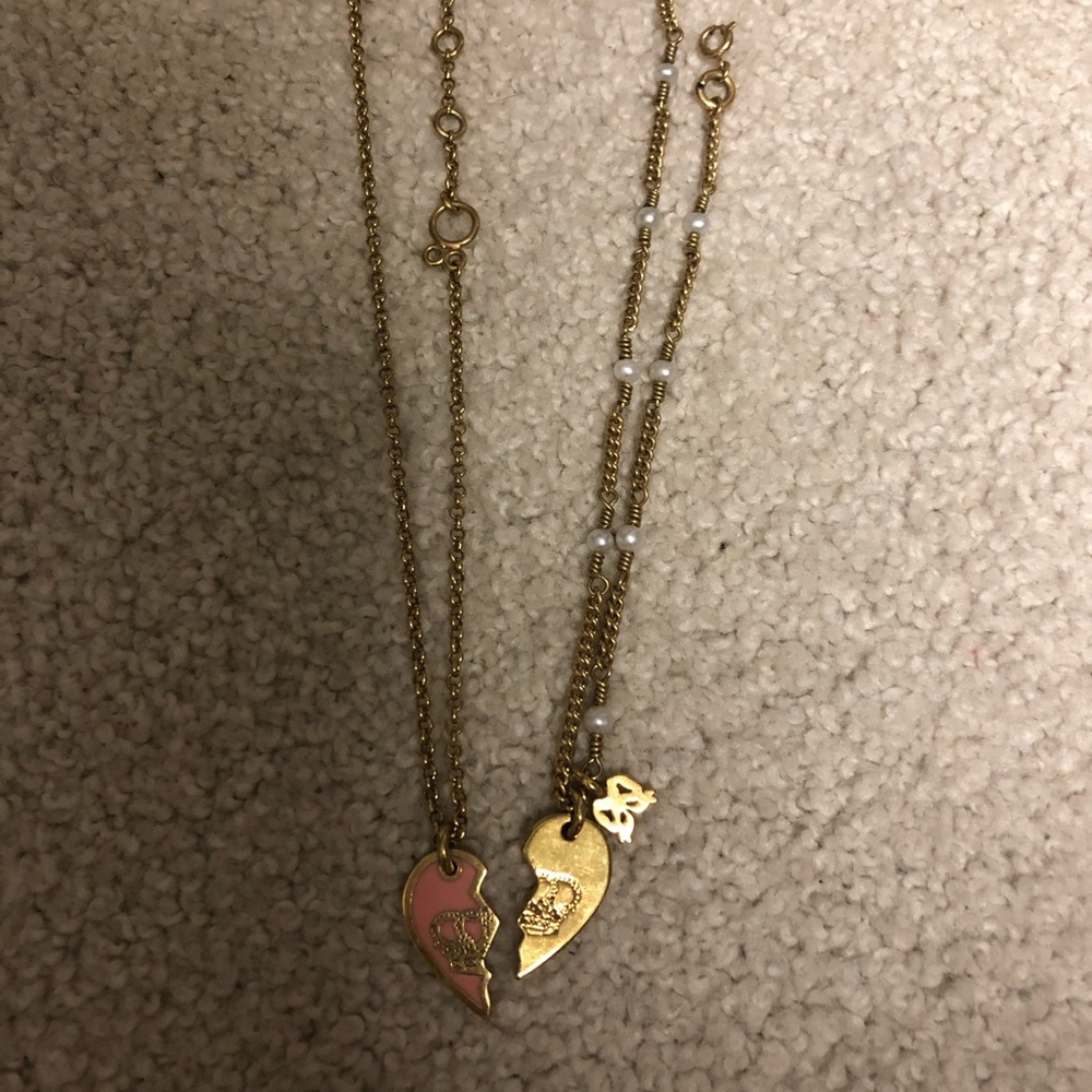 Juicy couture matching necklaces
